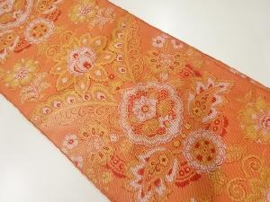 アンティーク　唐草模様織出し袋帯（材料）